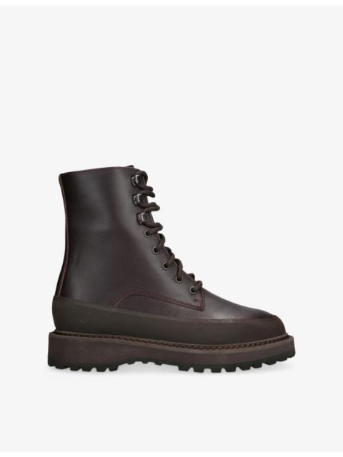LE MONDE BÉRYL Dolomite Lace-Up Leather Boots