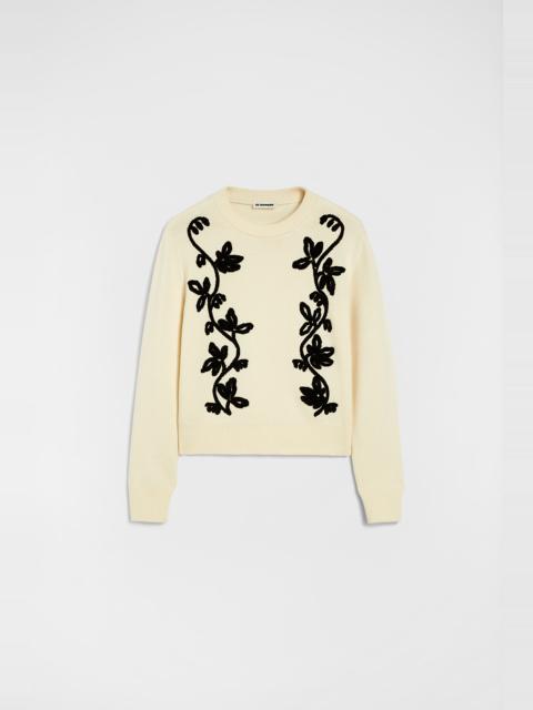 Jil Sander Wool Embroiderd Sweater