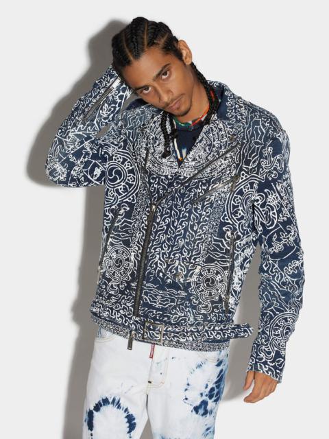 DSQUARED2 THAI PRINT WASH OVERSIZE KIODO