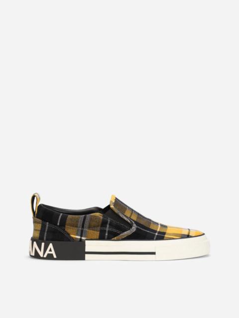 Velvet Custom 2.Zero slip-on sneakers with check print