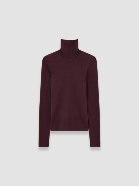 JOSEPH Silk Stretch High Neck Top