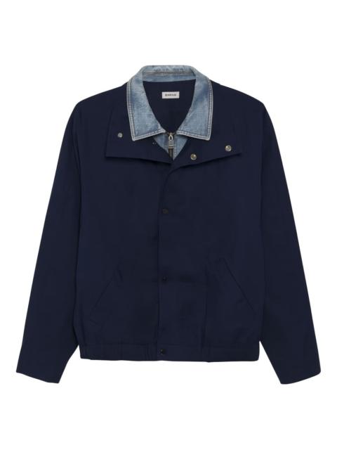 SIMKHAI Apollo denim-collar button jacket