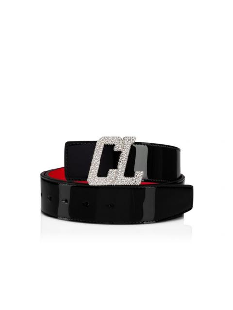 Christian Louboutin Happy Rui Cl Logo Belt Black