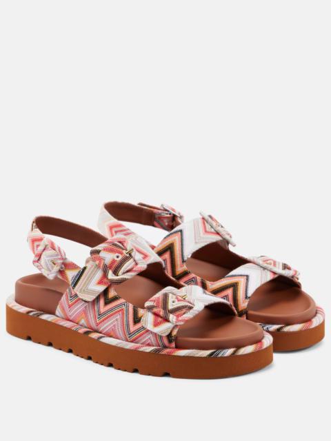 Missoni Mia raschel sandals