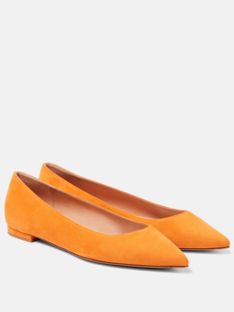 Gianvito Rossi Gianvito suede ballet flats