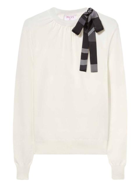 PUCCI bow-detail sweater