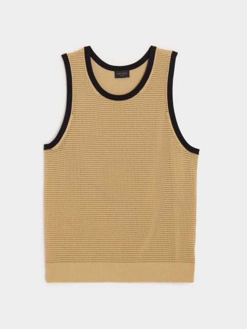 TODD SNYDER Tipped Luxe Mesh Tank