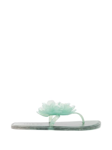 FARM RIO Farm Rio Floral-embellished Flip Flops