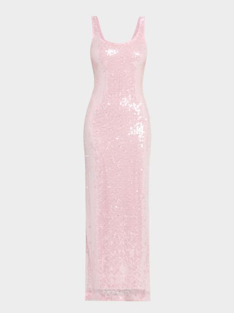 SIMKHAI Bex Sequined Tank Dress