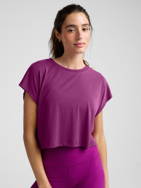 BEYOND YOGA Studio Luxe Cropped Tee