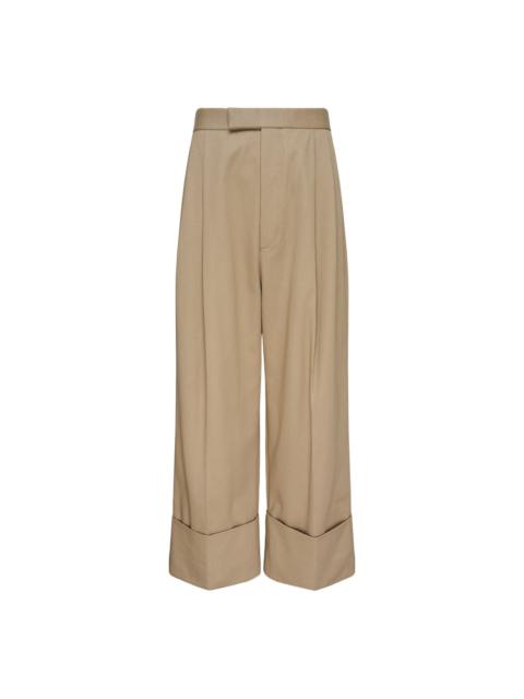 Thom Browne High Rise Double Pleat Trousers