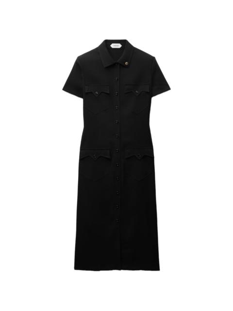 VERSACE buttoned pocket dress