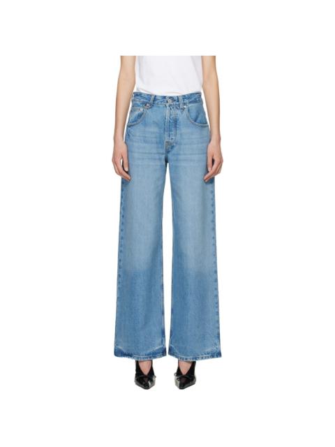JACQUEMUS Blue Le Paysan 'Le de-Nîmes Large' Jeans