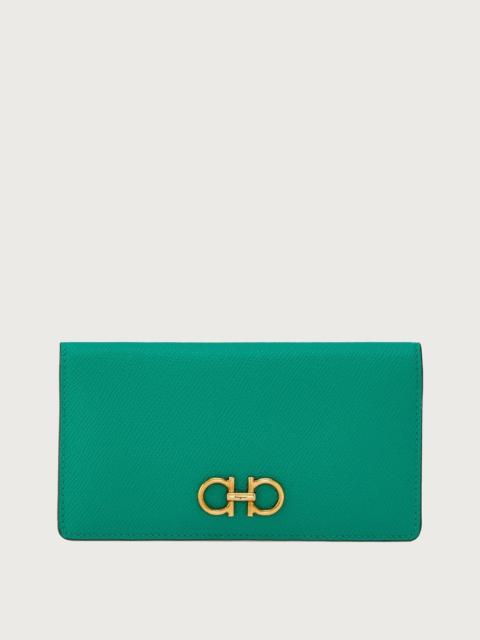 FERRAGAMO GANCINI CONTINENTAL WALLET