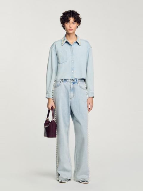 Sandro BEADED JEANS