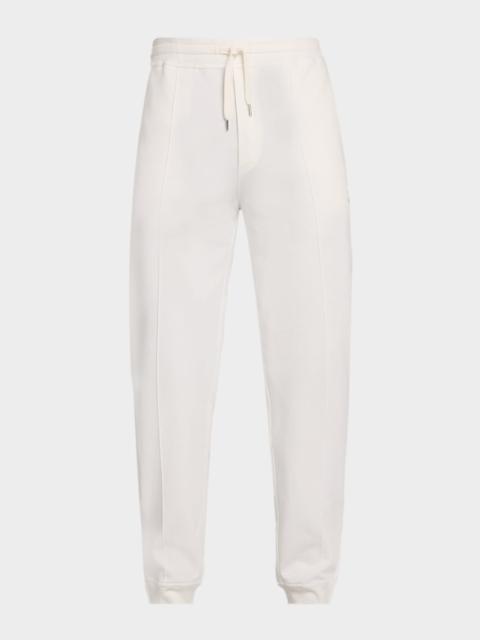 Brunello Cucinelli Men's Tennis Pintuck Drawstring Pants