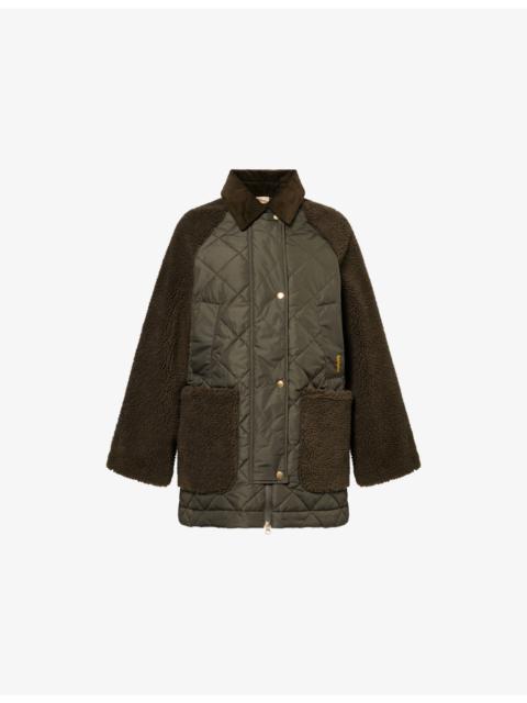 Barbour Barden Quilted-Shell Fleece Jacket