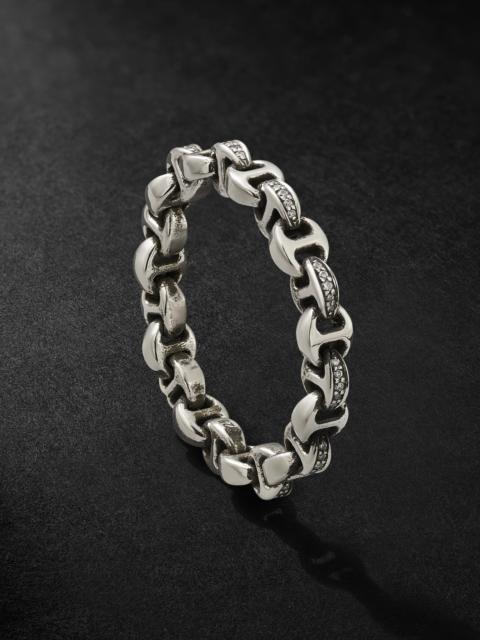 HOORSENBUHS® Strut Sterling Silver Diamond Ring