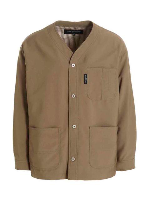 Tropical Wool Blazer Jacket Jackets Beige