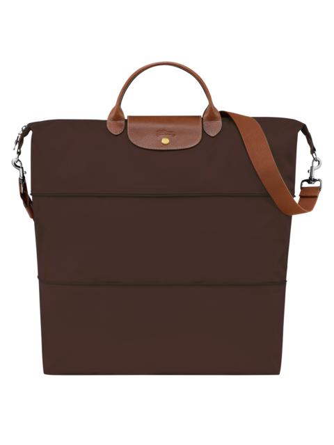 Le Pliage Original Travel bag expandable Ebony - Recycled canvas