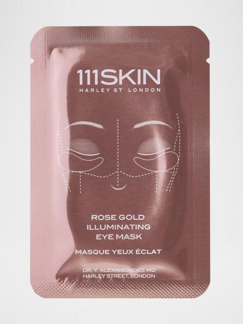 111SKIN Rose Gold Illuminating Eye Mask Box, 8 Count