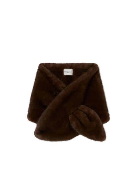 Claudie Pierlot faux fur scarf with slit