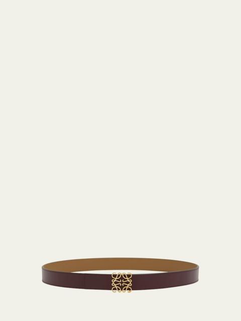 Loewe Anagram Reversible Leather Belt