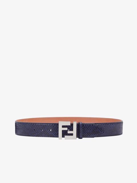 FENDI Blue python belt