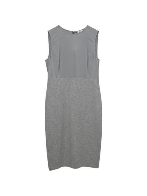 Brunello Cucinelli two-tone sleeveless midi dress