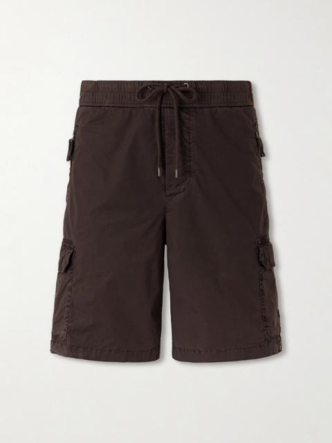 JAMES PERSE Straight-Leg Stretch Cotton-Poplin Shorts