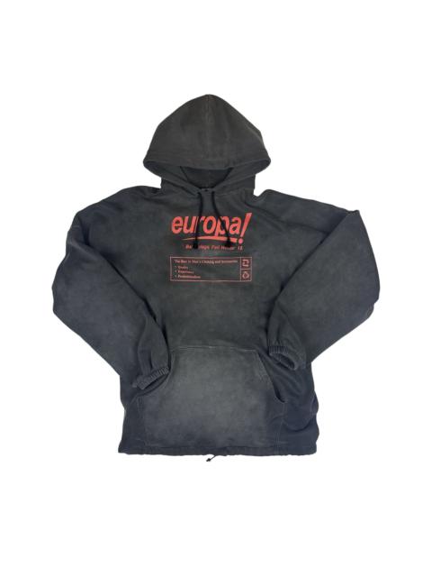 Balenciaga Grey Europa Hoodie Balenciaga
