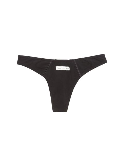 Fleur du Mal Organic Cotton Thong