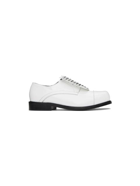 STEFAN COOKE White Studded Shield Derbys