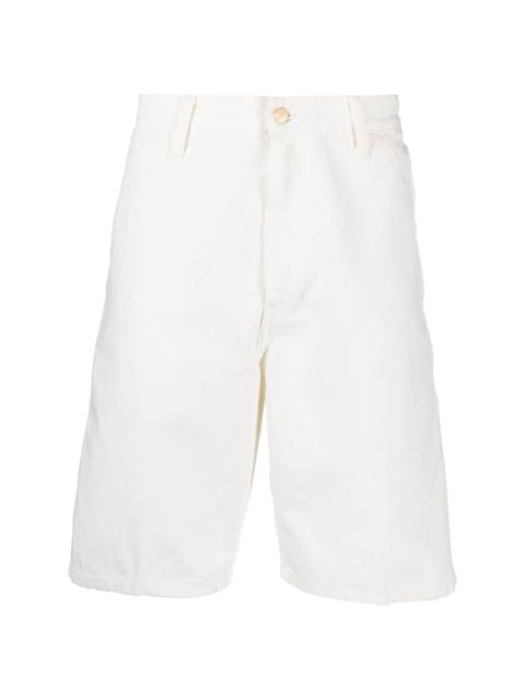 logo-patch cotton bermuda shorts