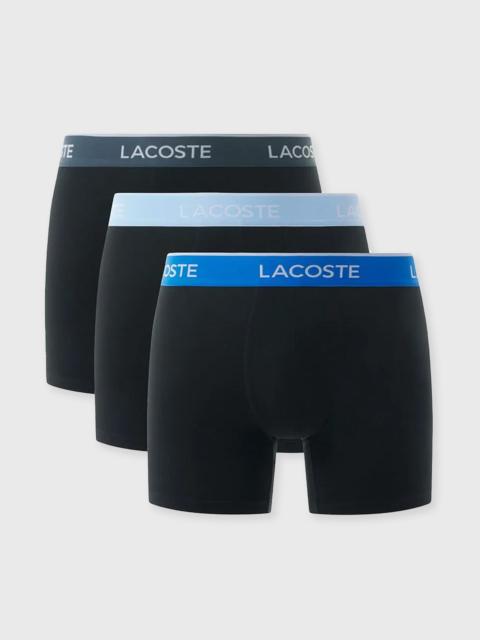 LACOSTE 3-Pack Stretch Cotton Boxer Briefs