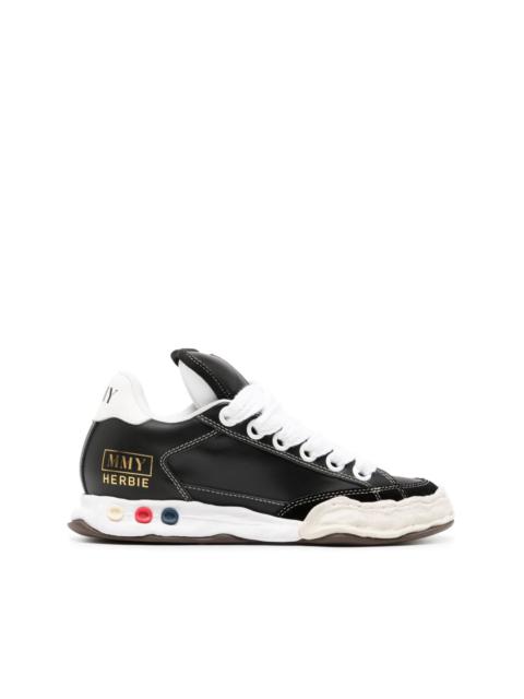 Herbie Puffer leather sneakers