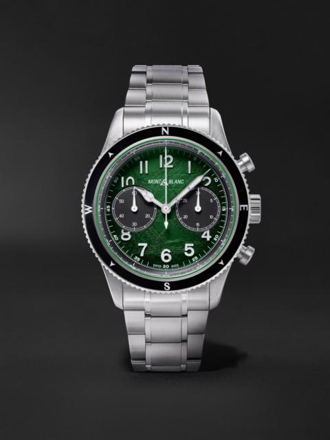 Montblanc 1858 0 Oxygen Automatic Chronograph Stainless Steel Watch, Ref. 133298