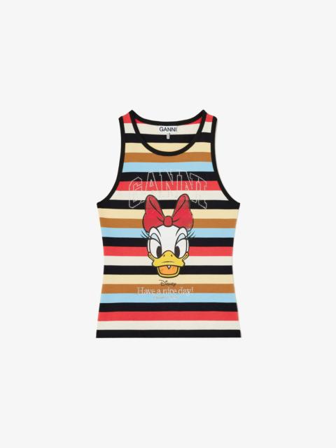 GANNI TANK TOP WITH DAISY DUCK