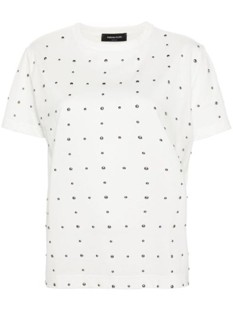 FABIANA FILIPPI studded cotton T-shirt
