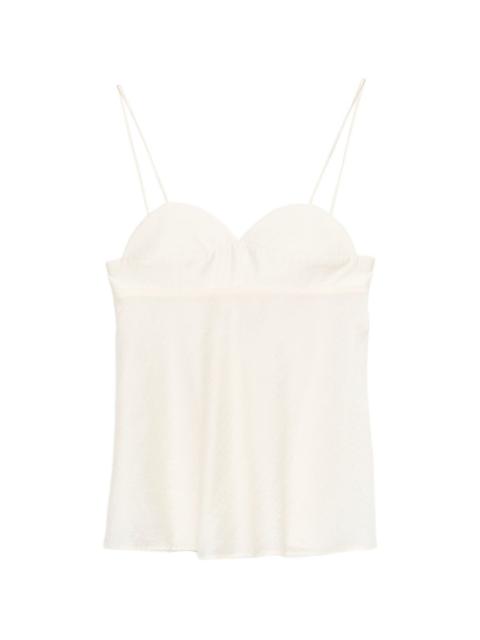 CORDERA sweetheart-neck spaghetti-strap top