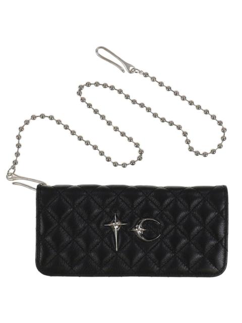 Thug Club CHOPPER QUILTED LONG WALLET - BLACK