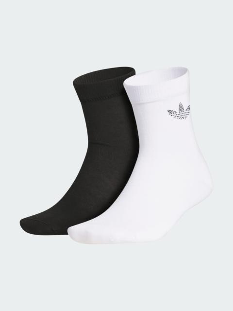 adidas Unisex Originals Rhinestone 2-Pack High Quarter