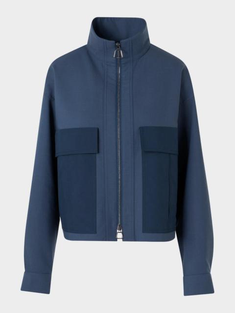 AKRIS Kamil Double-Faced Cotton Jacket