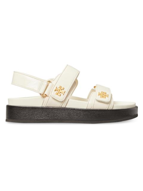 TORY BURCH Women's Kira Sport Leather Sandals - Ivory