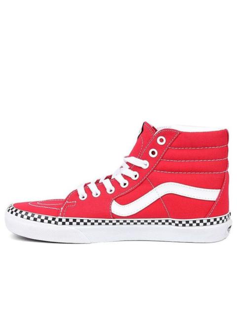 Vans 밴 SK8-HI '확인 Foxing - 레이싱 레드 VN0A38GEVS5