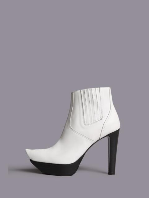 R13 POINTY TOE PLATFORM HEELED BOOT