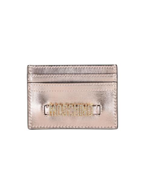 Moschino Logo Belt Crystal Embellished Card Holder 'Fantasy Print/Pink'