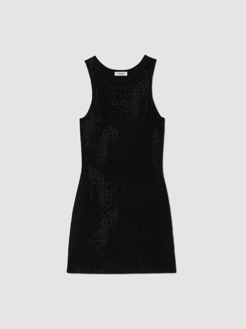 Sandro RHINESTONE DRESS