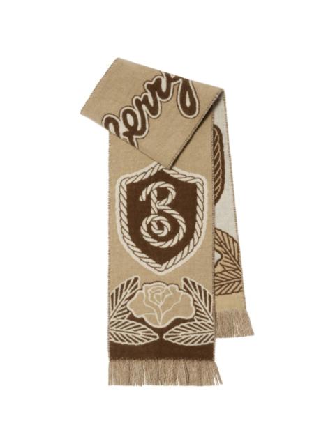 Burberry B Shield scarf