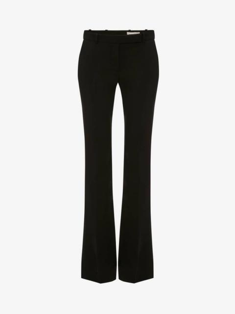 Alexander McQueen Women's Long Cigarette Trouser in Black